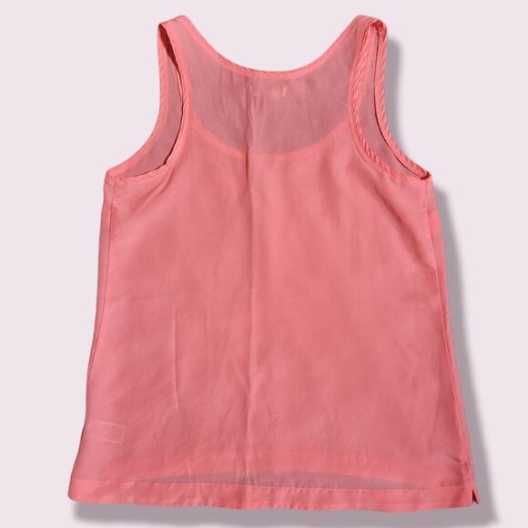 Old Navy Peach Tank Blouse XS Petite - Picture 3 of 5